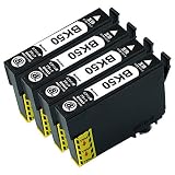 ICBK50 ×4 ブラック4本セット「 ふうせん 」エプソン用 純互換インクカートリッジ 残量表示 最新ICチップ Morishop製 IC50 EP-301 EP-302 EP-4004 EP-702A EP-703A EP-704A EP-705A EP-774A EP-801A EP-802A EP-803A EP-803AW EP-804A EP-804AR など