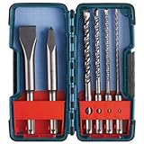 Bosch HCST006 SDS-plus Masonry Trade Bit Set, Chisels and Carbide, 6-piece [並行輸入品]