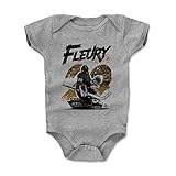 500レベルのmarc-andreフルーリーBaby Onesie – Vegas Hockeyファンギア – marc-andreフルーリーComic 3-6 Months グレイ