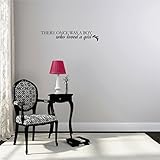 Design with Vinyl Moti 2181 1 Decal - Peel & Stick Wall Sticker : There Once was A Boy who Loved A G