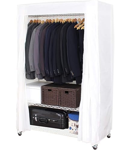 Amazon｜洗えるカバー付き 回転ハンガーラック(直径102cm) DH-9000