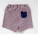 (チャックル) chuckle 4層吊り式タイプチェック柄トレーニングパンツ レッド 95cm P4102-95-21