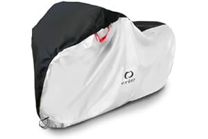 créer(クレエ) 自転車カバー 防水 厚手 破れにくい 雨避け UV加工 盗難防止 210D