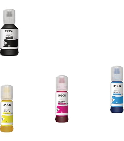 EPSON IT08シリーズ インクカートリッジ 3色セット Amazon.co.jp: 【純正品 3色セット】 エプソン インクボトル えんぴつ