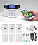 アップグレード ワイヤレス ホーム オフィス ビジネス 安全 アラーム システム - GSM SIM カード 盗難 防犯 警報 アウトドア サイレン, 自動ダイヤルとAPP コントロール 機能搭載, 