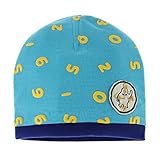 C-Princess ベビー帽 ビーニーハット 新生児帽子 キャップ 子供 赤ちゃん キッズ 男の子 女の子 ナンバー柄 かわいい 秋冬 防寒 綿 ブルー