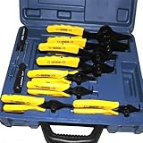 Simplyシルバー – 11 PCスナップリングプライヤーセット輪Mechanics自動ツール内部外部ペンチ