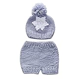 Zhhlinyuan Fashion Newborn Baby Boy Girl Crochet Knit Costume Photo Photography Prop Outfit 2185