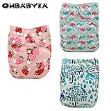 Ohbabyka3点セット オムツカバー 新生児 新生児期 出産祝い グッズ お返し おむつカバー ベビー服 赤ちゃん 服 ベビー 男の子 女の子 長く使える サイズ調整可能 (OB138139144