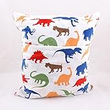 エルフ ベビー (Fairy Baby) 柔らかい 赤ちゃん専用防水おむつ収納バッグ TPU防水（28*36cm，恐竜）