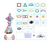 ノーブランド品マグネットプロック　知育玩具 インテリジェンスおもちゃ 積み木　 (230pcs)