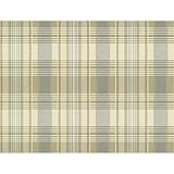 York Wallcoverings Nautical Living Bartola格子柄壁紙 Sample 1