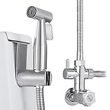 Wellbeingjp トイレ シャワーヘッド セット おしり洗浄器 ノズル ウォシュレット水栓 304ステンレス 蛇口 シャワーヘッド 手持ちビデスプレー 多機能 ホルダーホース付きノズル 節水 高