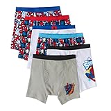 スパイダーマン 綿１００％ 男の子 前開き ボクサーブリーフ パンツ6枚セット (110cm 米国サイズ4) [並行輸入品]