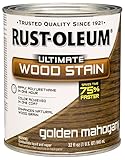 Rust-Oleum 260159 Ultimate Wood Stain, Quart, Golden Mahogany [並行輸入品]