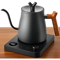 電気ケトル コーヒー ドリップケトル 1.0L保温 800W 温度調節 Amazon | 電気ケトル コーヒー ドリップケトル 1.0L 約36分保温