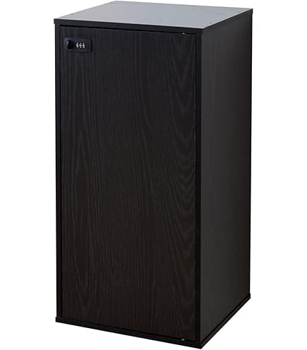 Amazon｜FB-04K WAL （1.1）鍵付きラック 4段 ウォールナット｜カラー