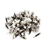 uxcell　継手　偏心ホイールナット　接続する部品　ホームキャビネット　家具用　50セット