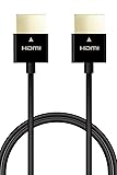 エレコム HDMI ケーブル 50cm 4K×2K対応 スーパースリム 環境に配慮した簡易パッケージ ブラック ECDH-HD14SS05BK