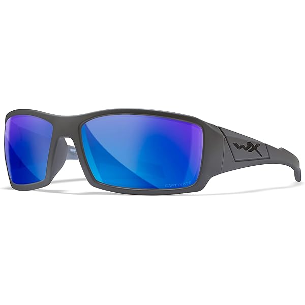 Amazon | Wiley X WX Breach Captivate 偏光サングラス 安全メガネ