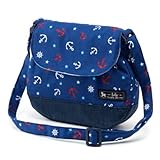 元気にお出かけベビーショルダーバッグ　さわやかマリンの休日（ネイビー）　B1701400　日本製