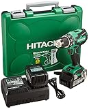 HiKOKI(旧日立工機) 18V コードレスドライバドリル 充電式 6.0Ahリチウムイオン電池、急速充電器、予備電池、ケース付 DS18DBSL(2LYPK)
