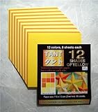 Small Tant Yellows - 3 in (7.5 cm) 12 shades of yellow - 96 sheets by Toyo