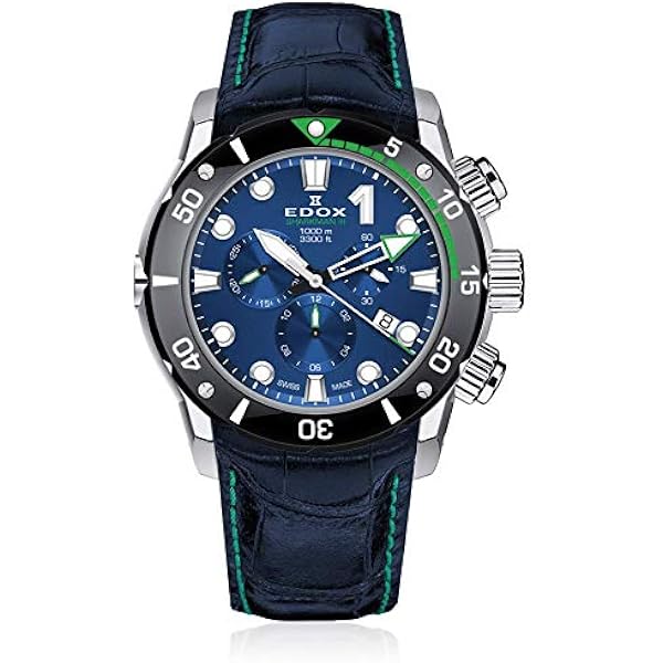 Amazon | [エドックス]EDOX クロノオフショア1 クロノグラフ