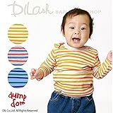 (ダンプドム) dumpdom長袖ボーダーＴシャツ/秋 70 オレンジ