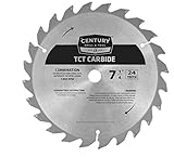 Century Drill and Tool 9107 Combination Carbide Circular Saw Blade, 7-1/4-Inch [並行輸入品]
