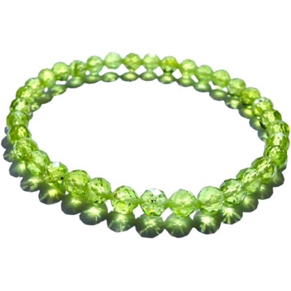 ペリドットブレスレット【天然石 宝石ランク】 ペリドット ブレスレット 大玉 12mm 18.5cm 天然石