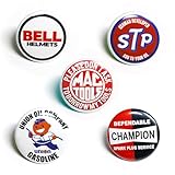 モーターアドバタイジング ＆キャラクター缶バッチ アソート5個Set D