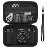 Supmay ハードトラベルケース Fujifilm X100VI / X100V デジタルカメラ用 デジタルカメラ収納ケース メッシュポケット付き バッテリー SD カード USB ケーブル ブラック