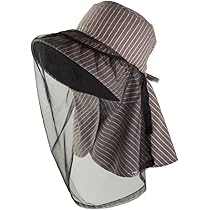 Amazon | ユニワールド のらスタイル しまえるネット付虫よけ帽