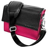 マゼンタメトリックカメラバッグ Pentax K S2 Q S1 Sigma DP 3 Quattro DP 1 Quattro DP0 Samsung NX500 NX1 アドバンスドシステムカメラ用