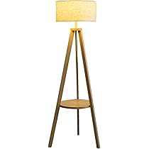 ③フロアスタンド　木製　首振り機能付 51dm9MQECBL._AC_UL210_SR210,