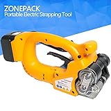 ZONEPACK 手動バッテリーPPとPETテープラッピング梱包機包装機0.5 " - 0.74"(12mm - 19mm)