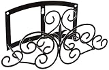 Panacea Products Classic Finial and Scrolls Hose Hanger, Black [並行輸入品]