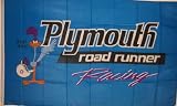 新しい3 ftx5ftブルーPlymouth Road Runner Banner Flag Sign
