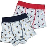 《オールシーズン》 CHILD CHAMP(チャイルド チャンプ) ヨット柄ボクサーパンツ2枚組 L/101Y-Y102Y-R NO.C-86281902