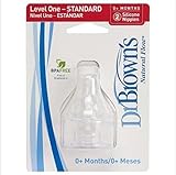 Dr.Brown's Natural Flow Level 1 Standard Nipple by Dr. Brown's