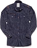 ROCKY(ロッキー)ミリタリーシャツ ストライプ メンズ シャツ WORKWEAR アースネイビー Ｓ