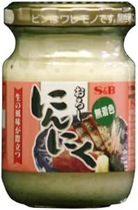 Amazon ビン入り おろし生にんにく 80g S Bスパイス にんにく調味料 通販