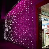 AGPtek® 3Mx3M 300 LED Extendable Linkable Design Ambiance Lighting Fairy Curtains Light String for O