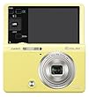 CASIO デジタルカメラ EXILIM EX-ZR70YW 「自分撮りチルト液晶」 「メイクアップ&セルフィーアート」 EXZR70 イエロー