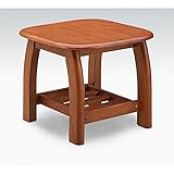 サイドテーブル ライトブラウン 木製 北欧風