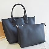 トートバッグ ショルダーバッグ ハンドバッグ ３Ｗａｙバッグ ポシェット付 ２点セット ブラック No.22629 レディースバッグ Shoulder-handbags Tote bag Porch