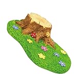 Dovewill ミニチュア　切り株　フラワーポット　ドールハウス　盆栽　植木鉢　ガーデン風景装飾　グリーン