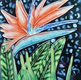 楽園の鳥装飾セラミック壁アートタイル6 x 6