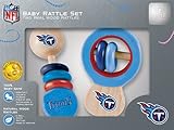Tennessee Titans Wooden Baby Rattle Set